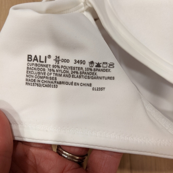 Bali white bra - Picture 5 of 8